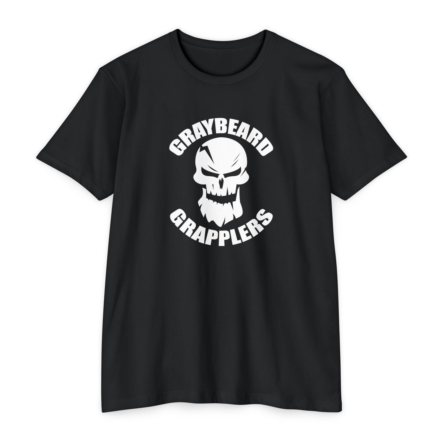 Graybeard Grapplers Logo Tee - Unisex CVC Jersey T-Shirt