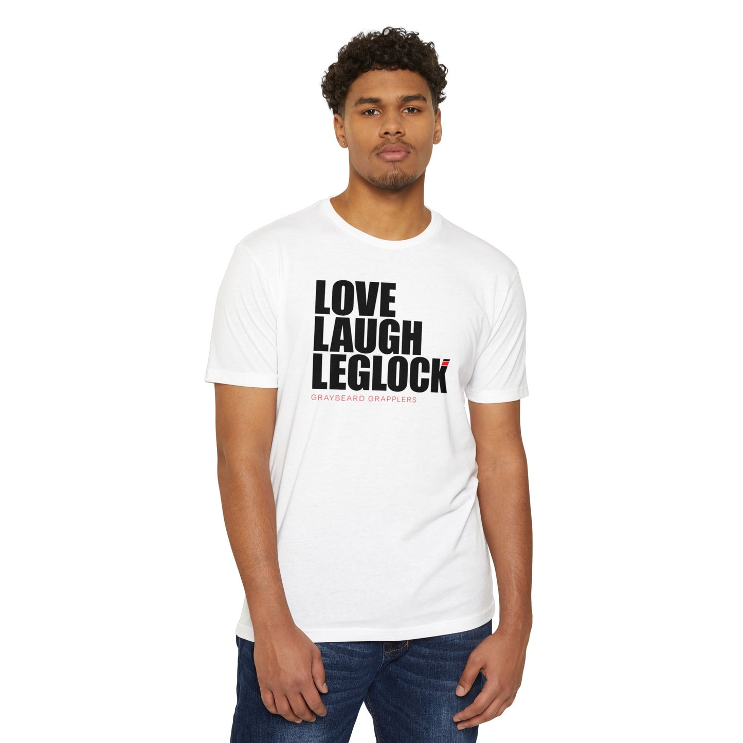 Love, Laugh, Leglock - Unisex CVC Jersey T-Shirt