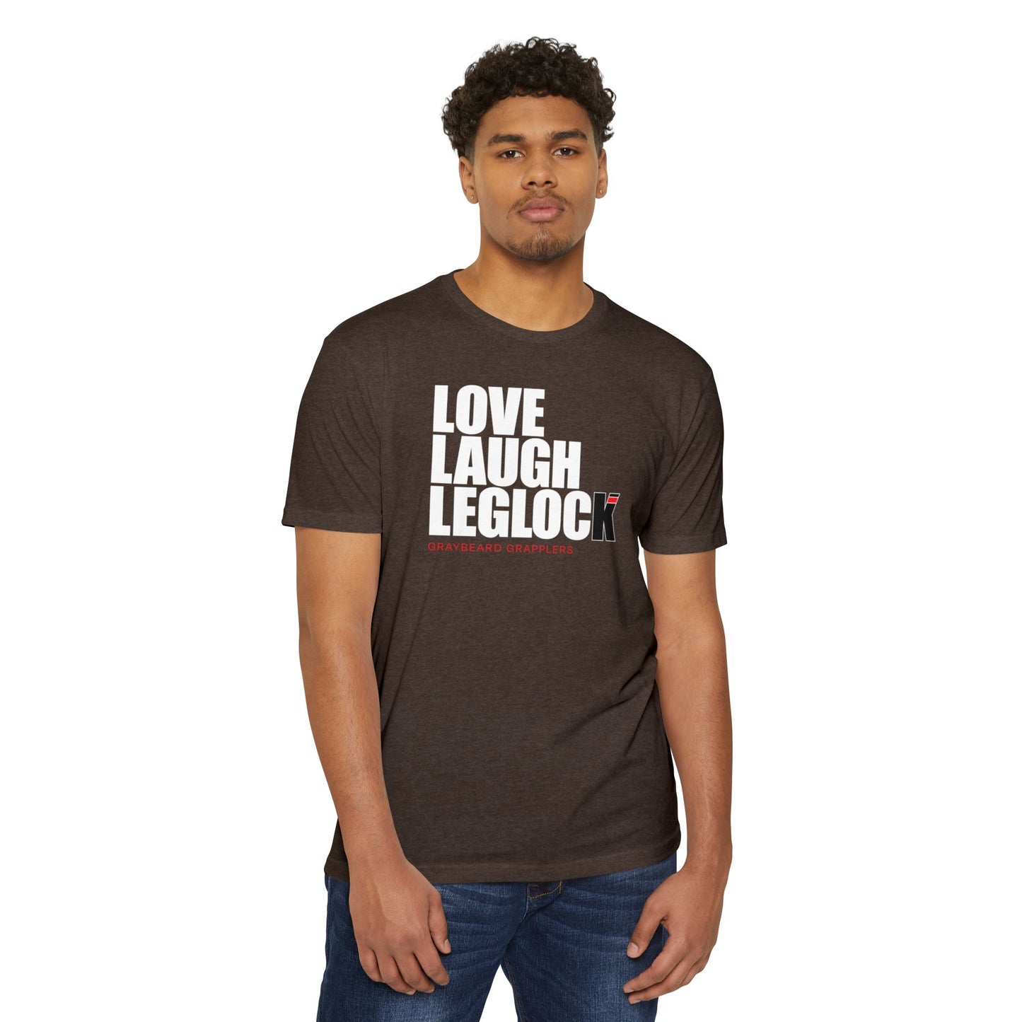 Love, Laugh, Leglock - Unisex CVC Jersey T-Shirt