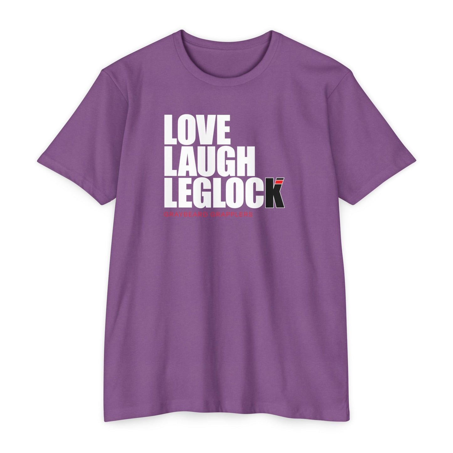Love, Laugh, Leglock - Unisex CVC Jersey T-Shirt