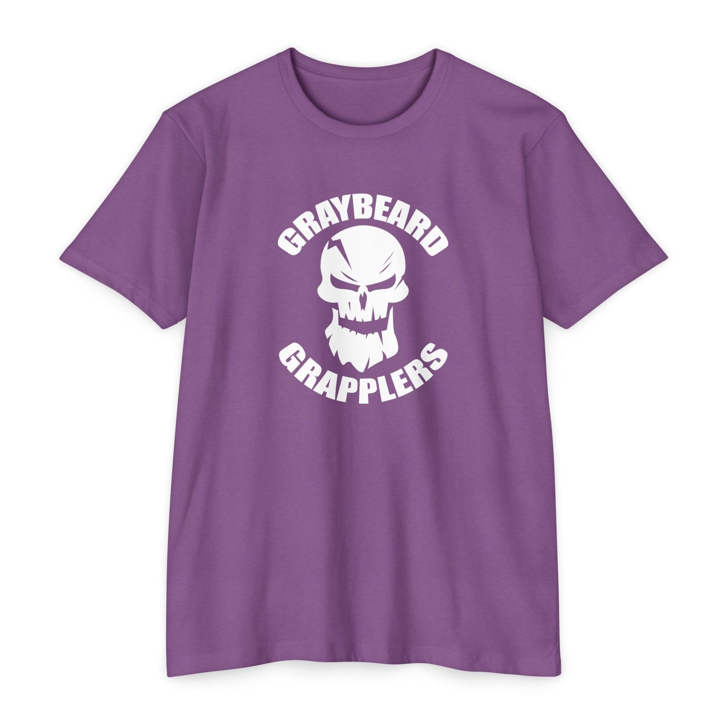 Graybeard Grapplers Logo Tee - Unisex CVC Jersey T-Shirt