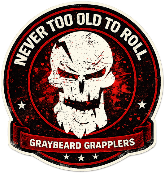 Never Too Old to Roll Stickers - 4 inch