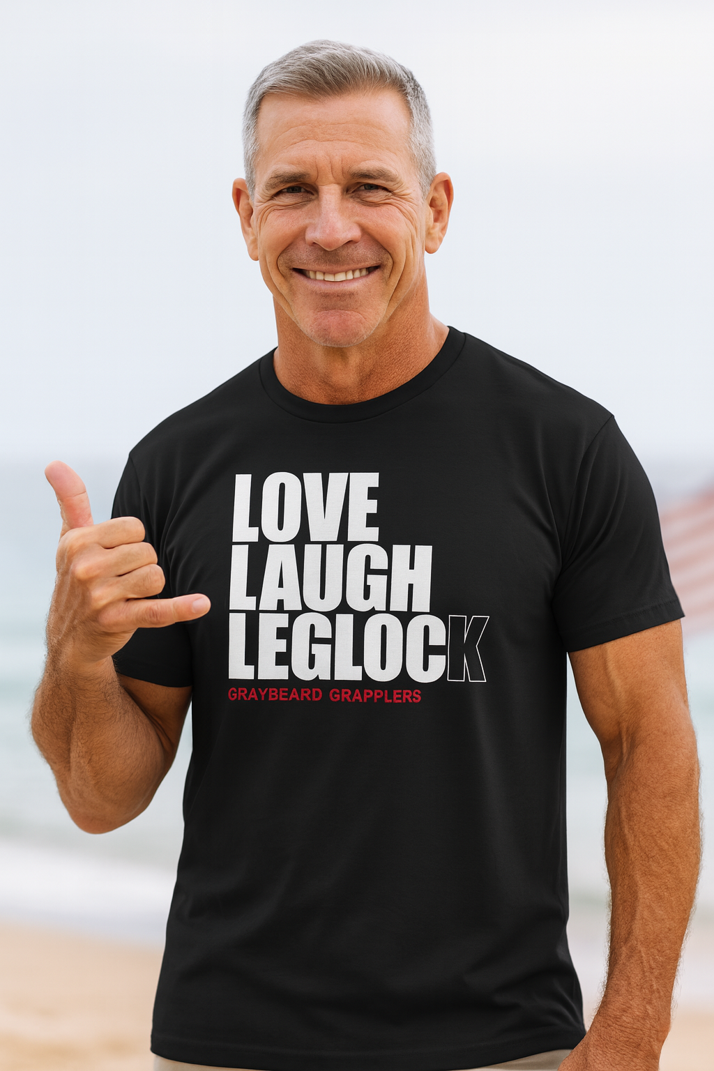 Love, Laugh, Leglock - Unisex CVC Jersey T-Shirt