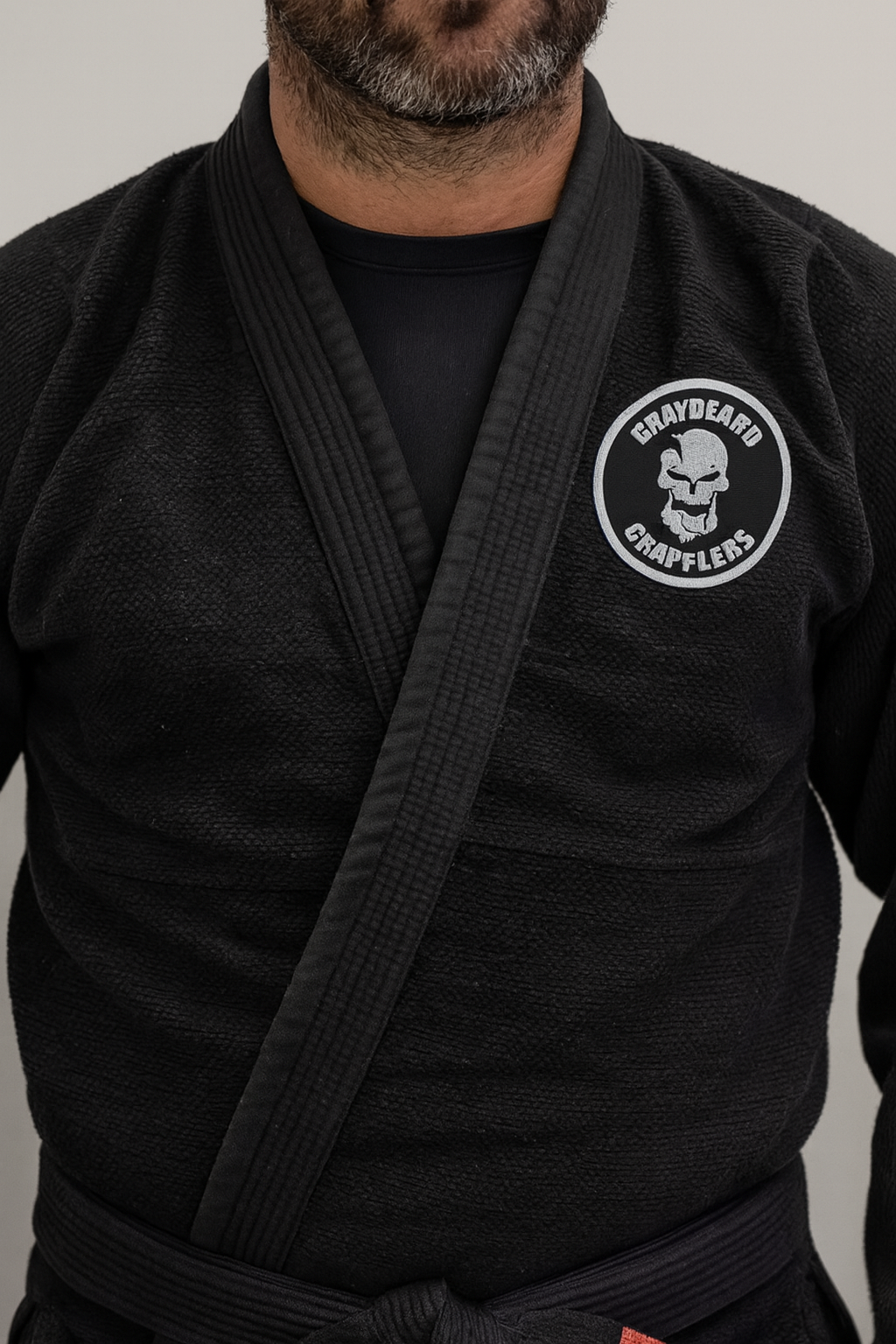 3" Graybeard Embroidered Gi Patch