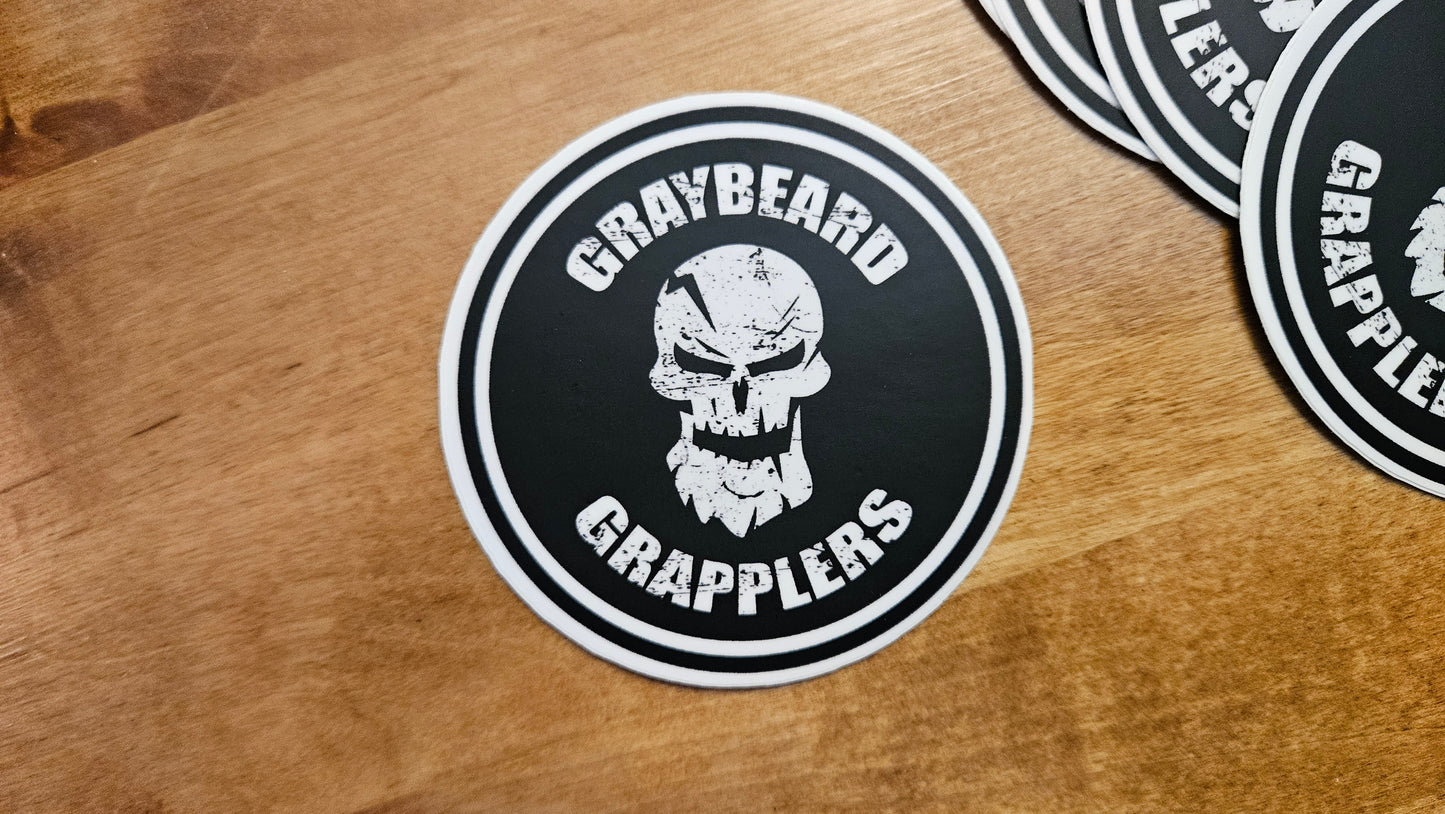 3" Graybeard Grapplers Sticker