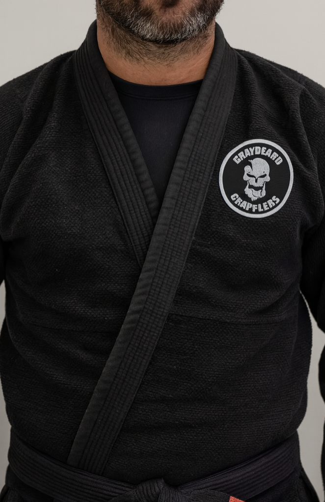 4" Graybeard Embroidered Gi Patch