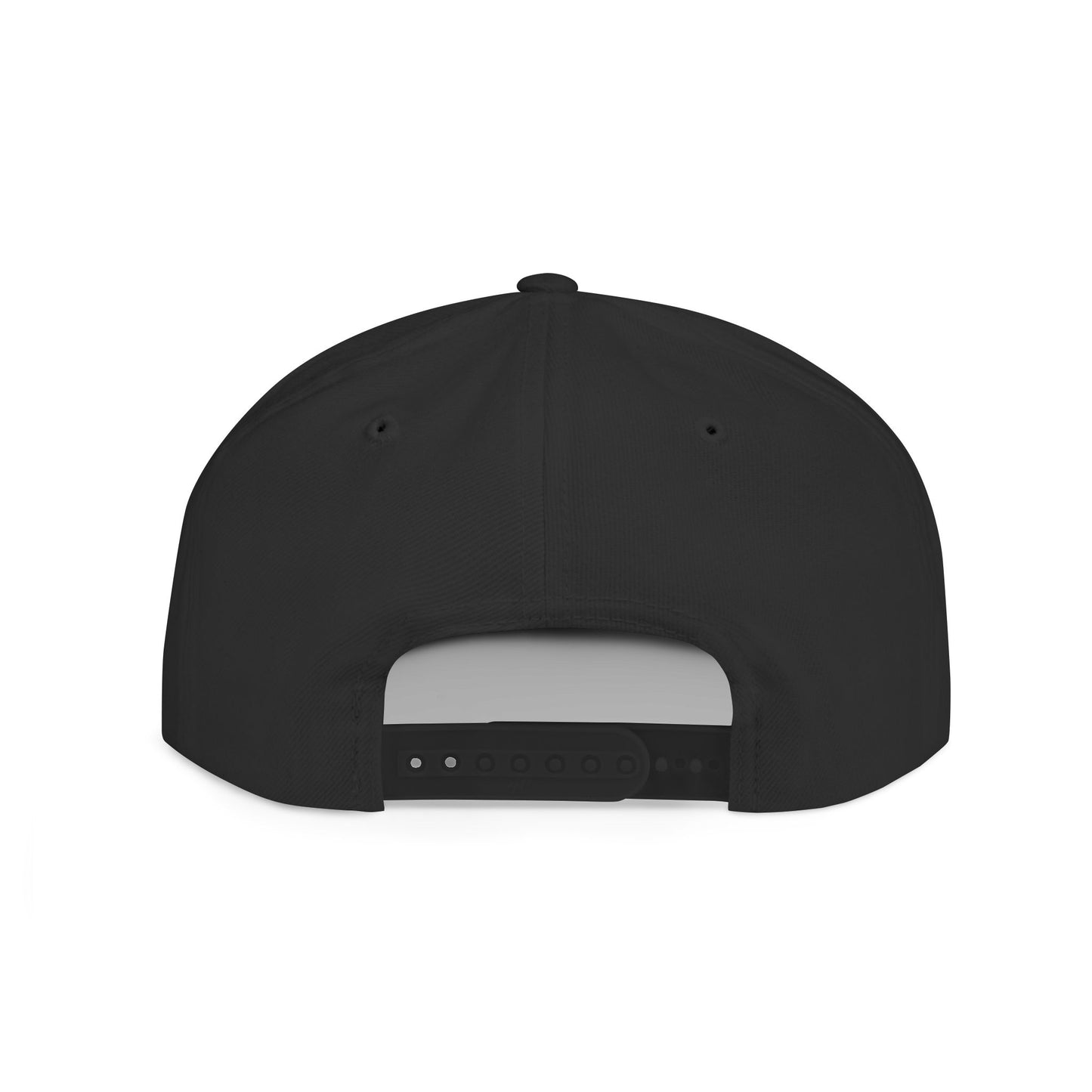 No Muerto Sugar Skull Flat Bill Snapback Hat