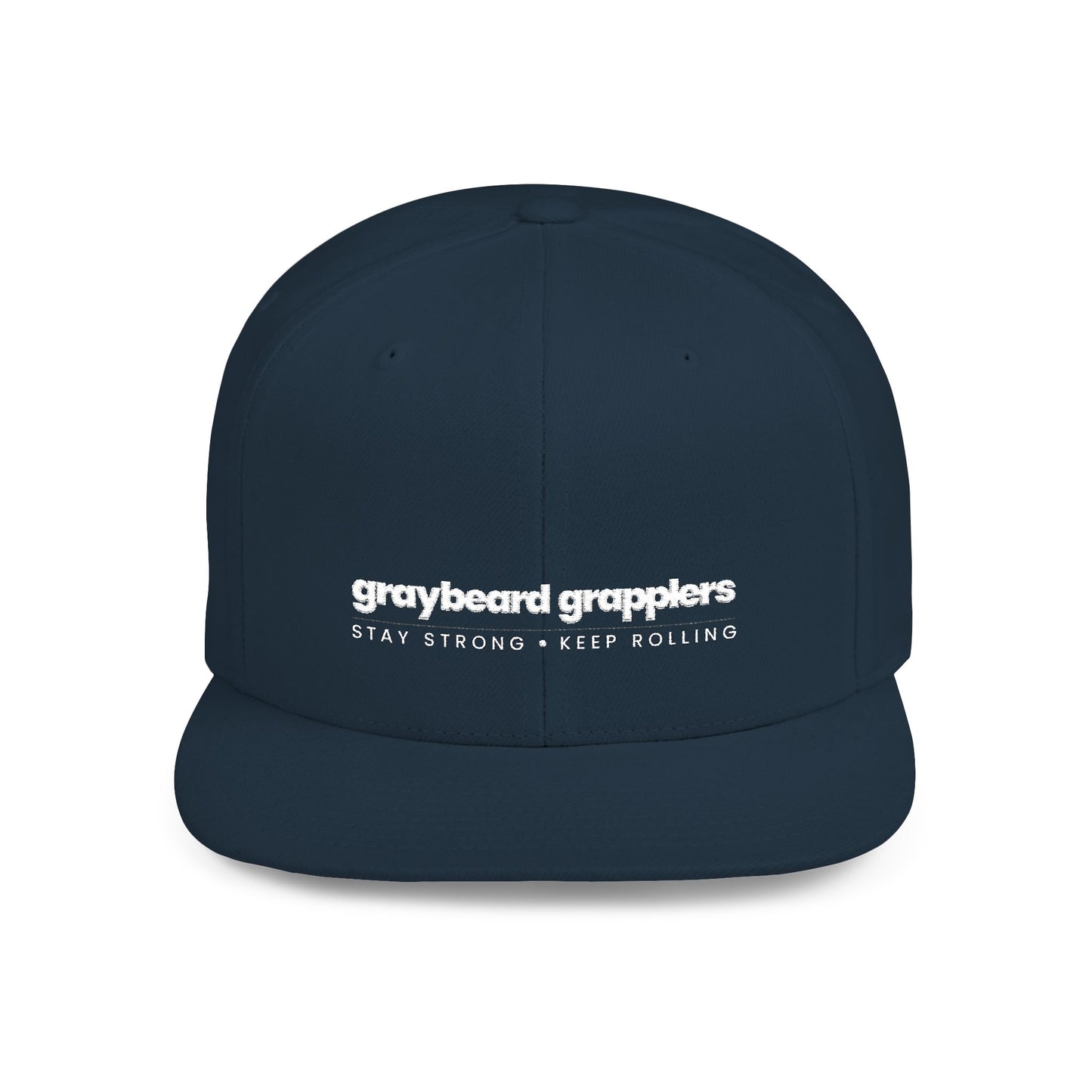 Stay Strong Flat Bill Snapback Hat