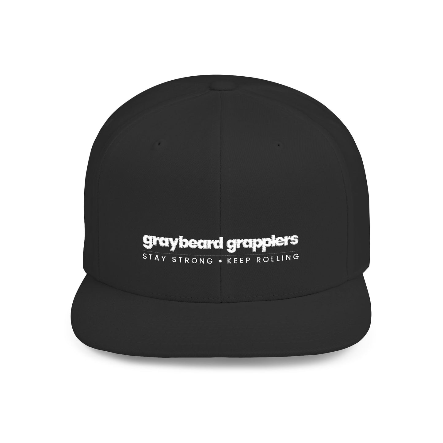 Stay Strong Flat Bill Snapback Hat