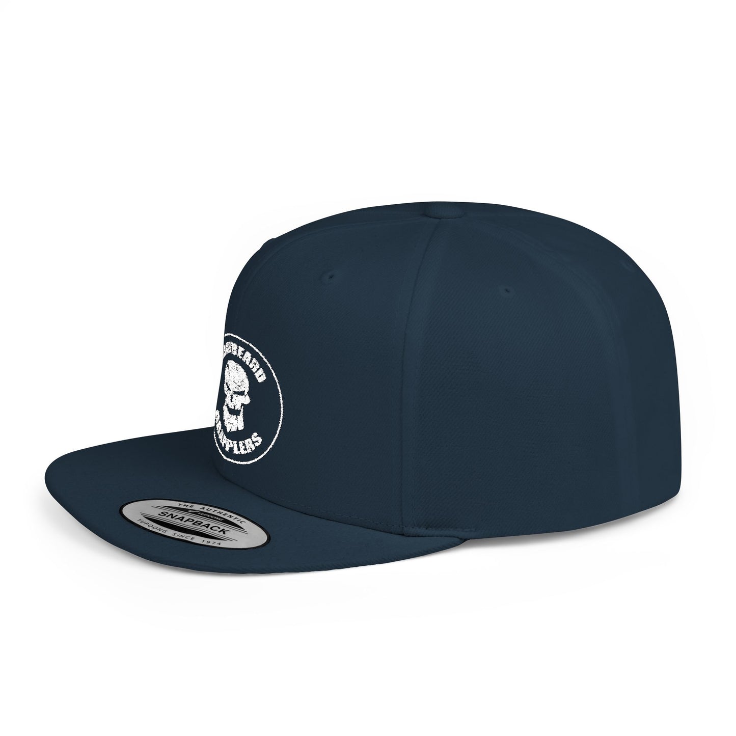 Circle Logo Flat Bill Snapback Hat