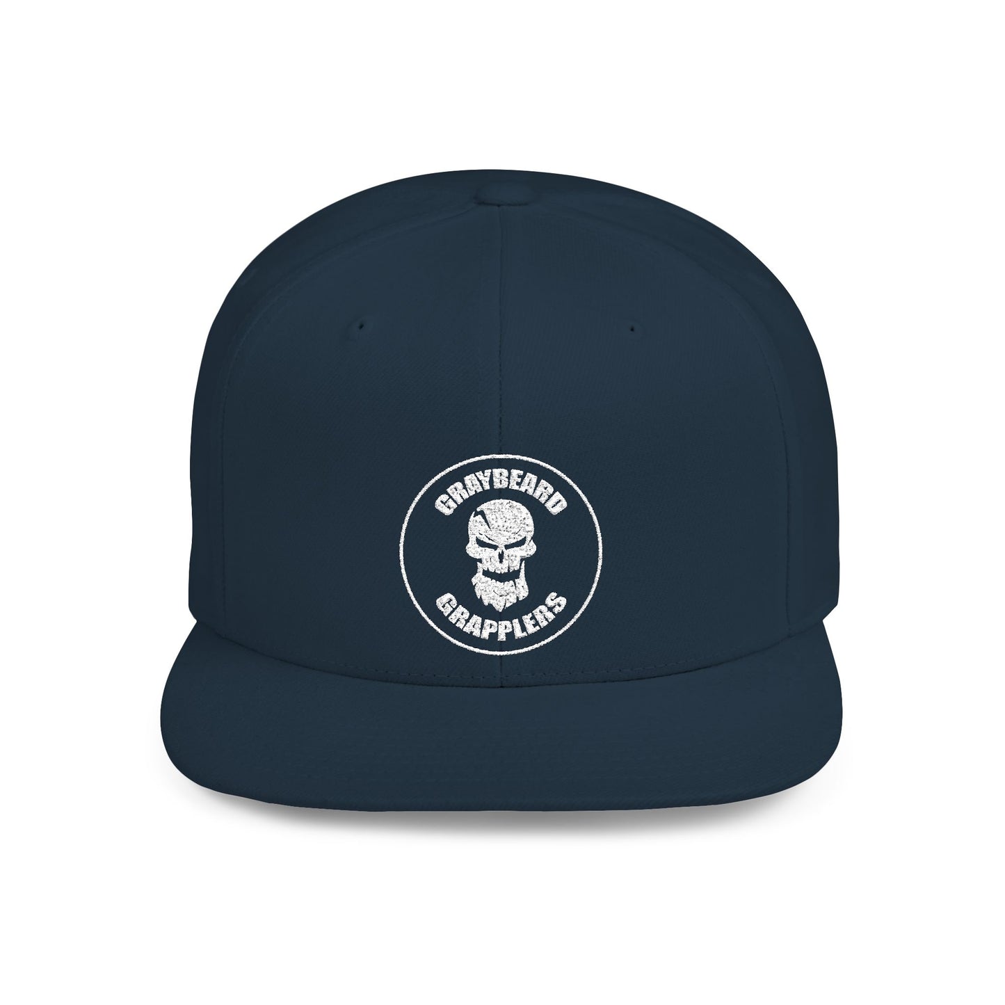 Circle Logo Flat Bill Snapback Hat