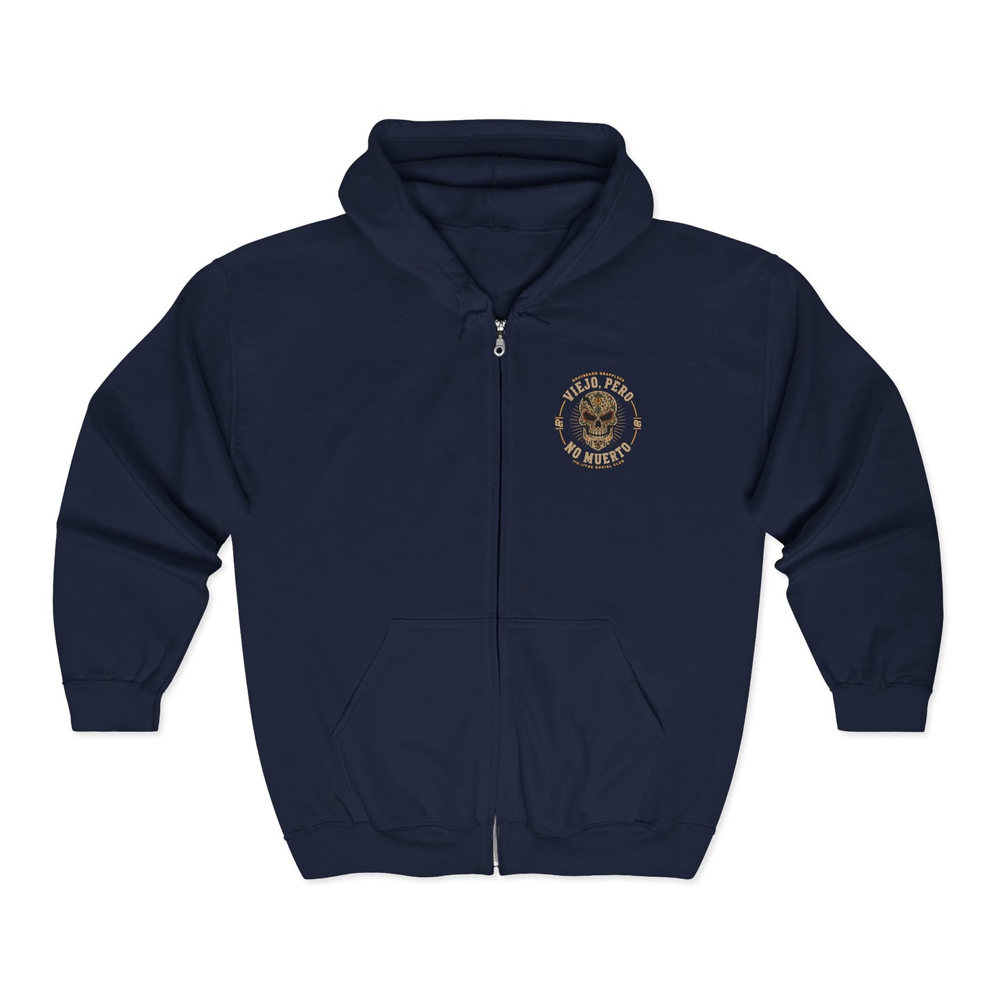 No Muerto 50/50 Zip Hoodie