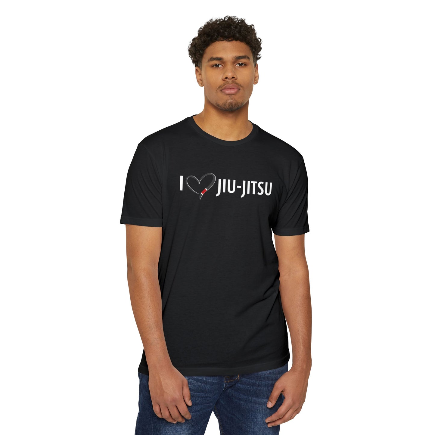 I Heart Jiu-Jitsu - Unisex CVC Jersey T-Shirt