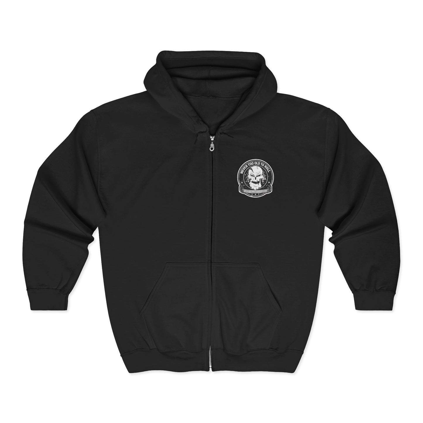 Never Too Old To Roll 50/50 Zip Hoodie