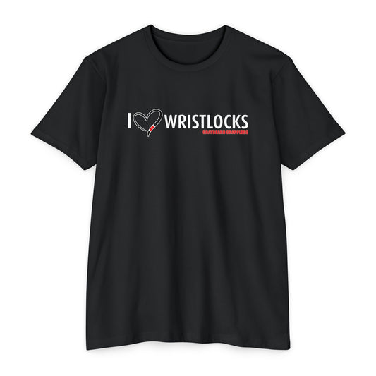 I Heart Wristlocks - Unisex CVC Jersey T-Shirt