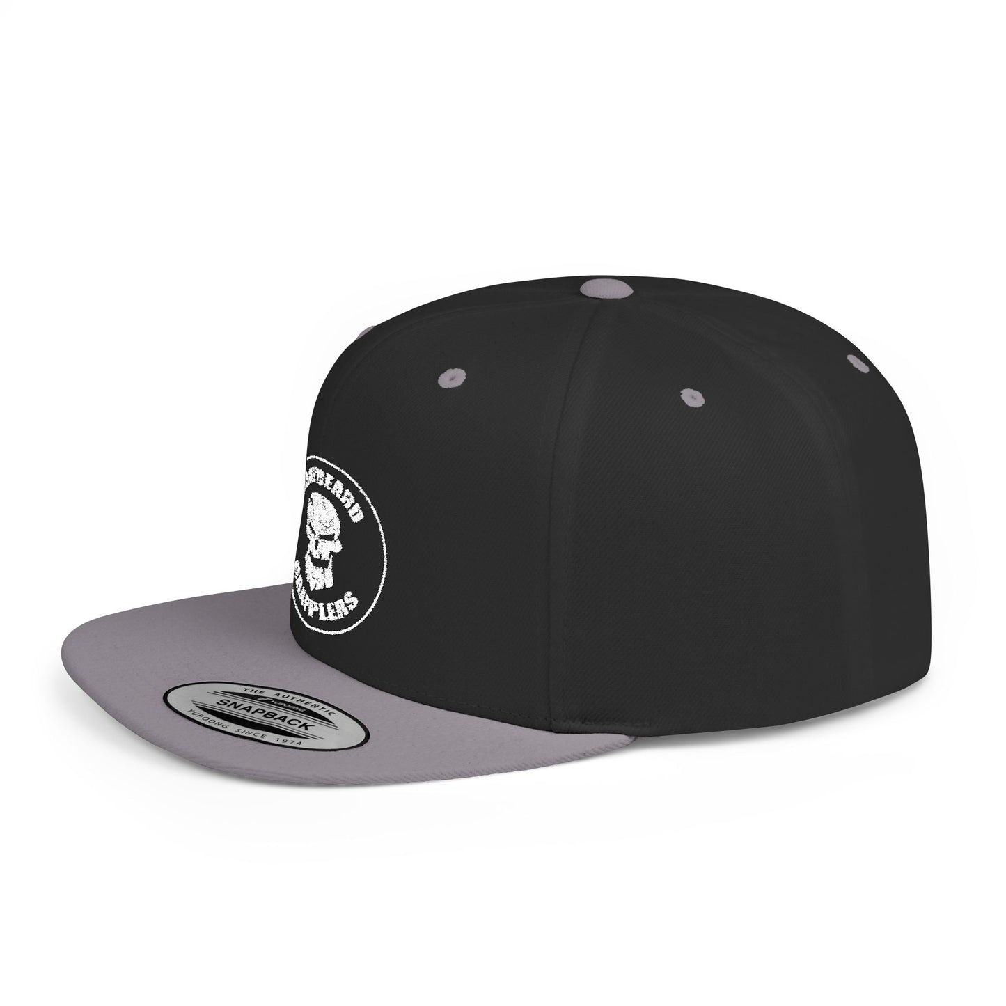 Circle Logo Flat Bill Snapback Hat