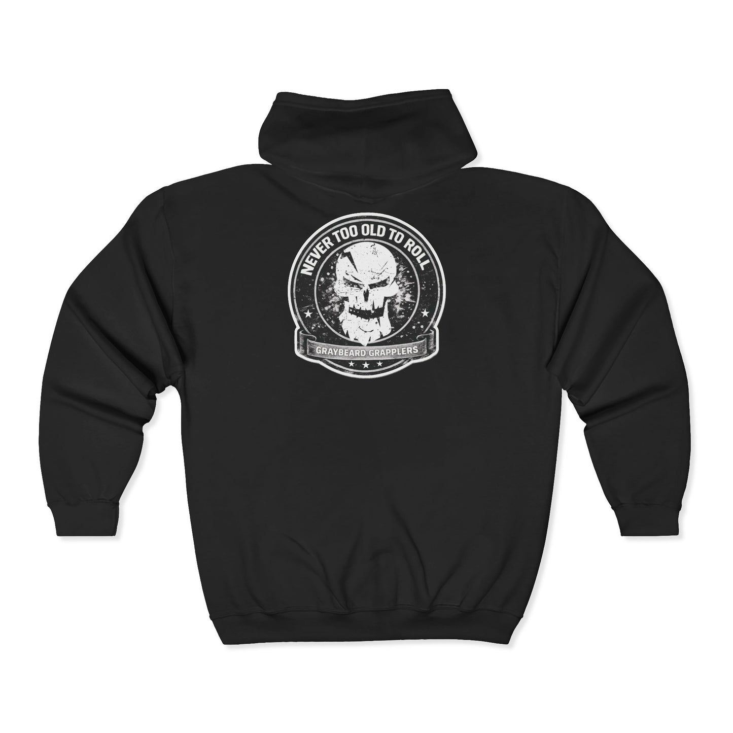 Never Too Old To Roll 50/50 Zip Hoodie