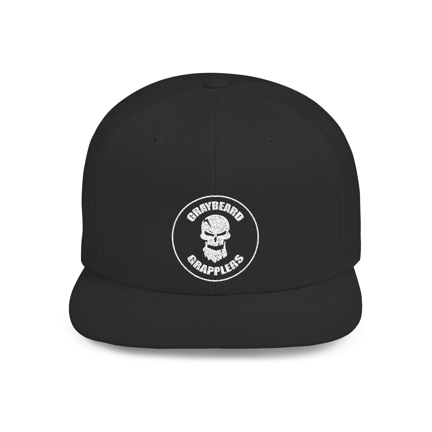 Circle Logo Flat Bill Snapback Hat