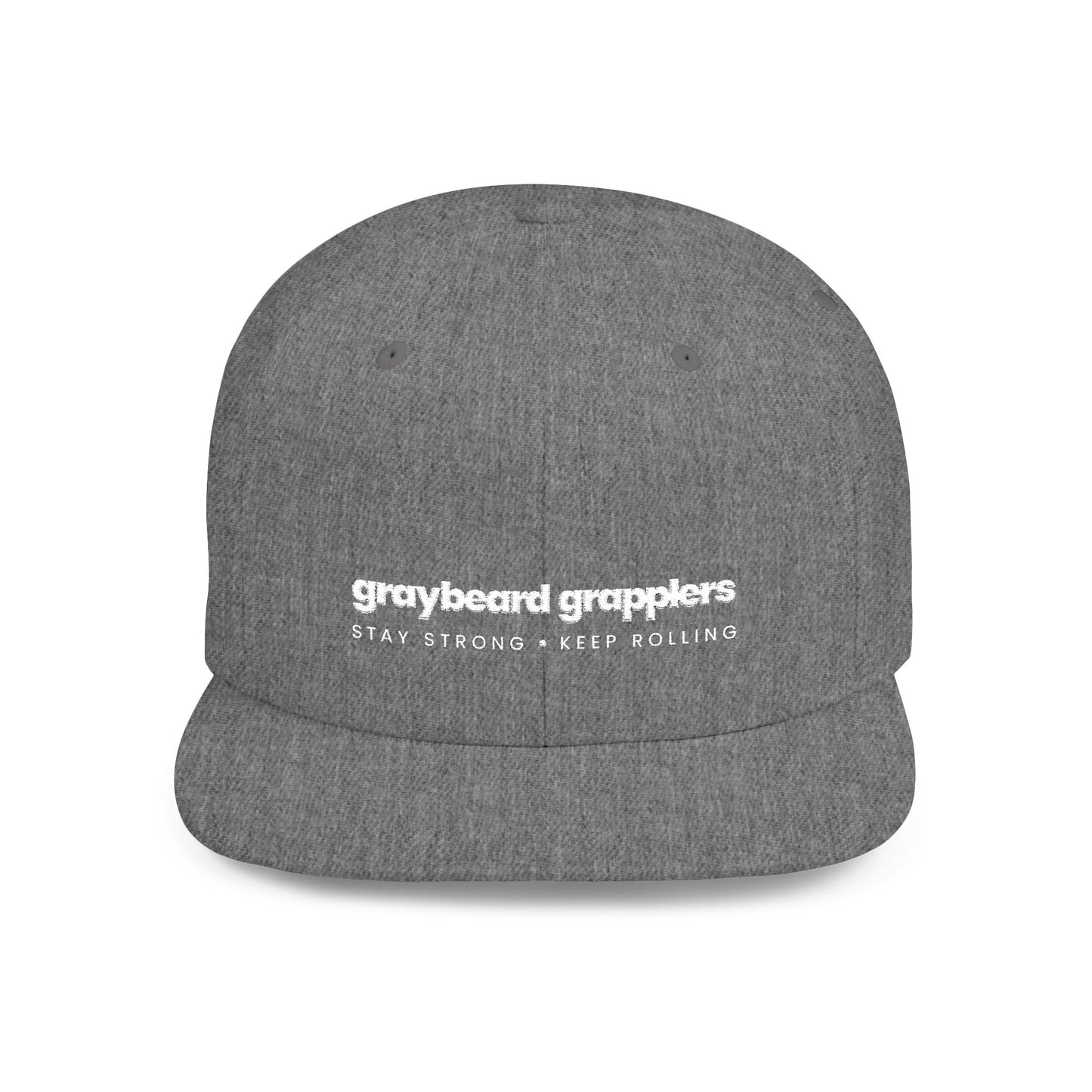 Stay Strong Flat Bill Snapback Hat