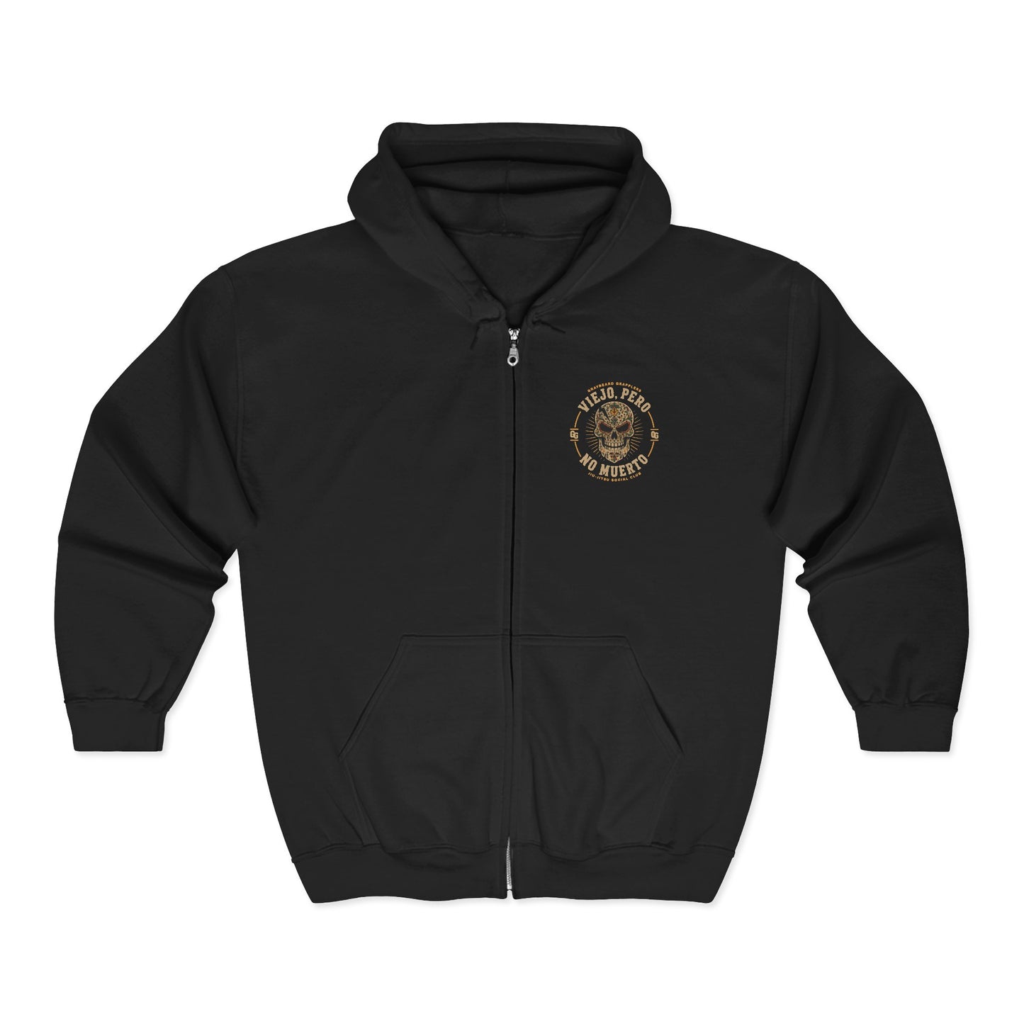 No Muerto 50/50 Zip Hoodie