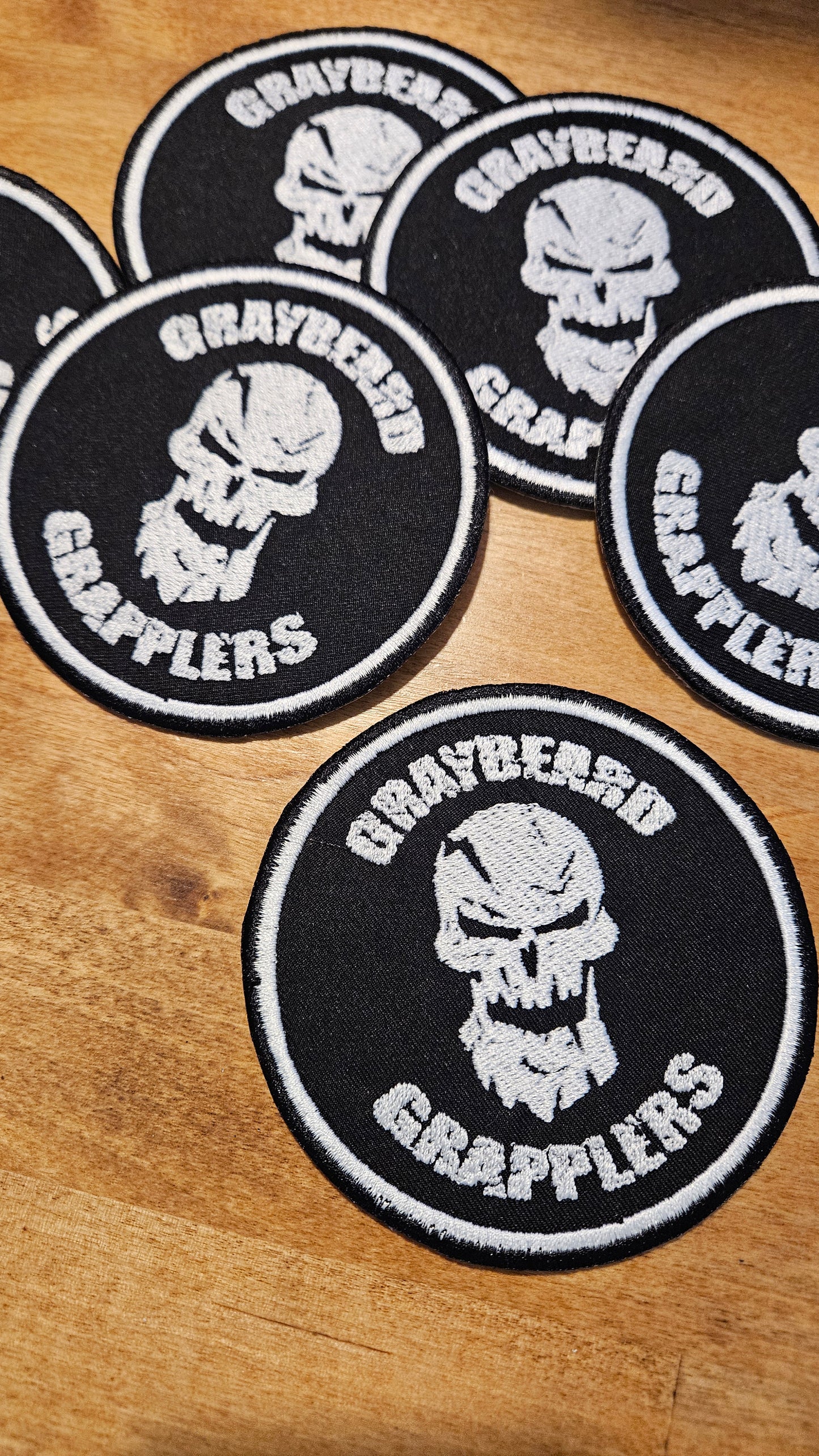 4" Graybeard Embroidered Gi Patch