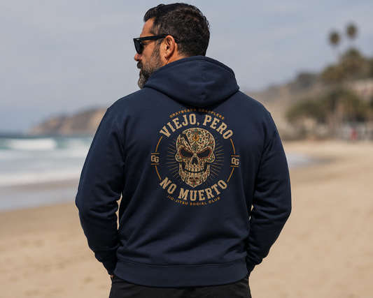 No Muerto 50/50 Zip Hoodie