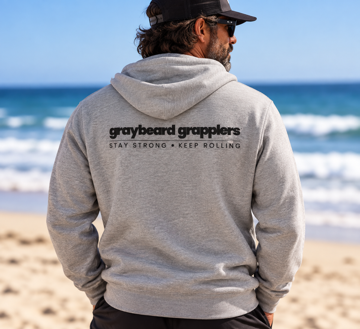 Stay Strong 50/50 Zip Hoodie