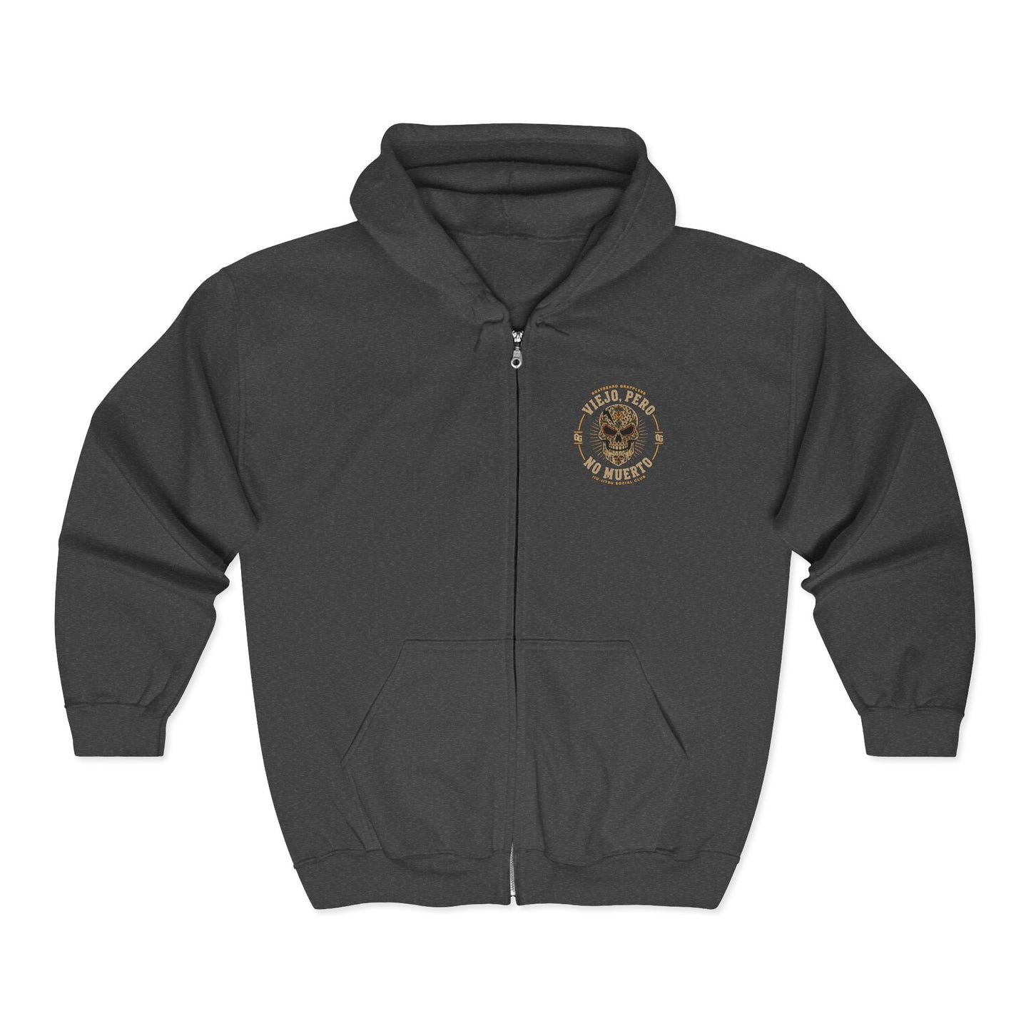 No Muerto 50/50 Zip Hoodie