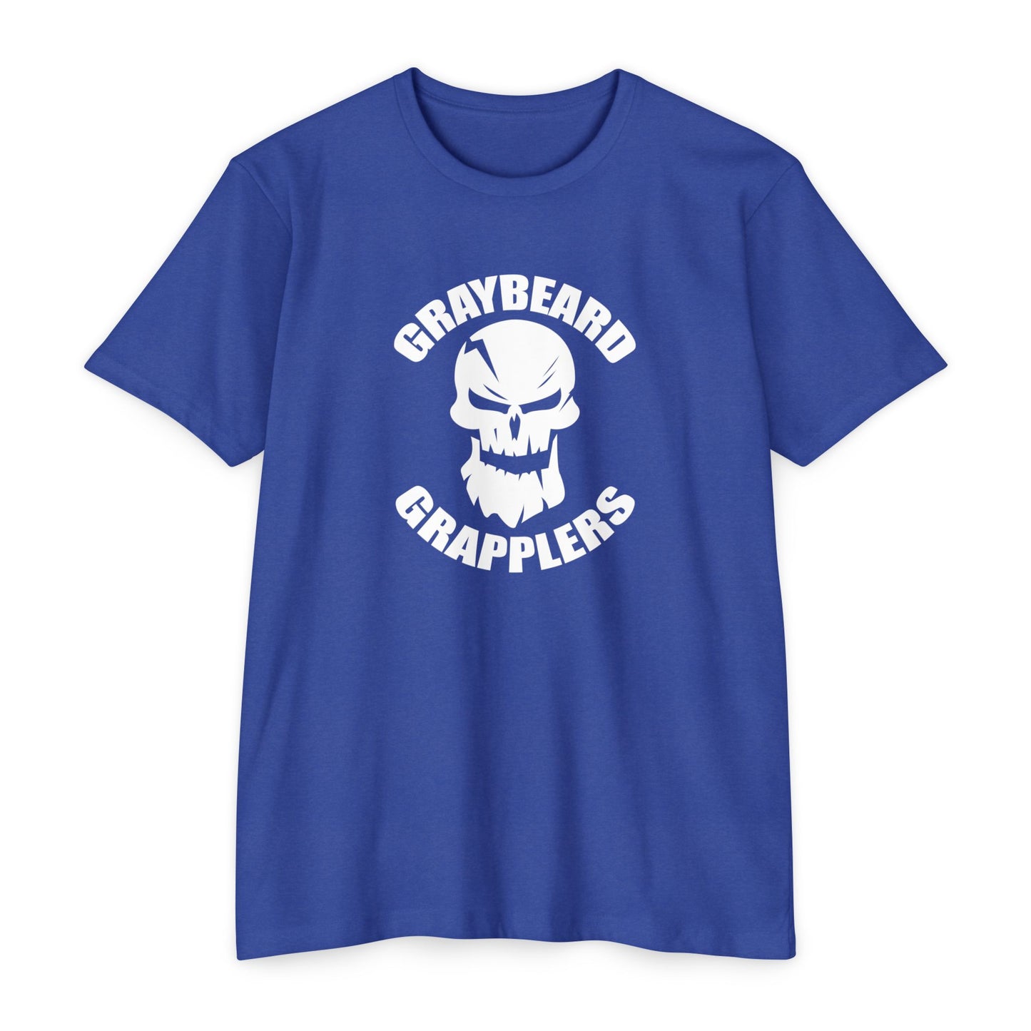 Graybeard Grapplers Logo Tee - Unisex CVC Jersey T-Shirt