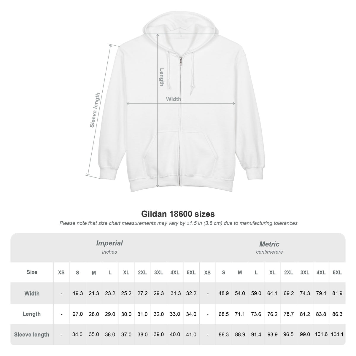 GG Club 50/50 Zip Hoodie