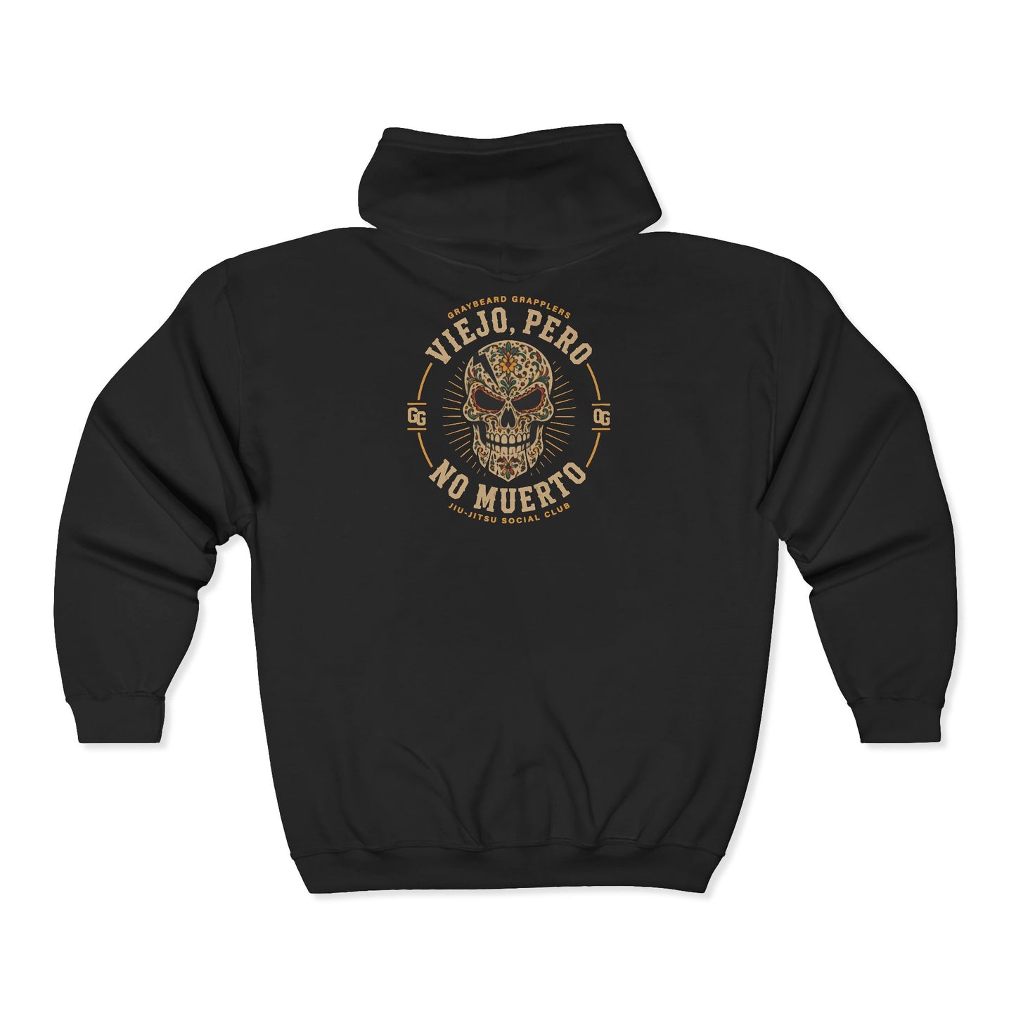 No Muerto 50/50 Zip Hoodie