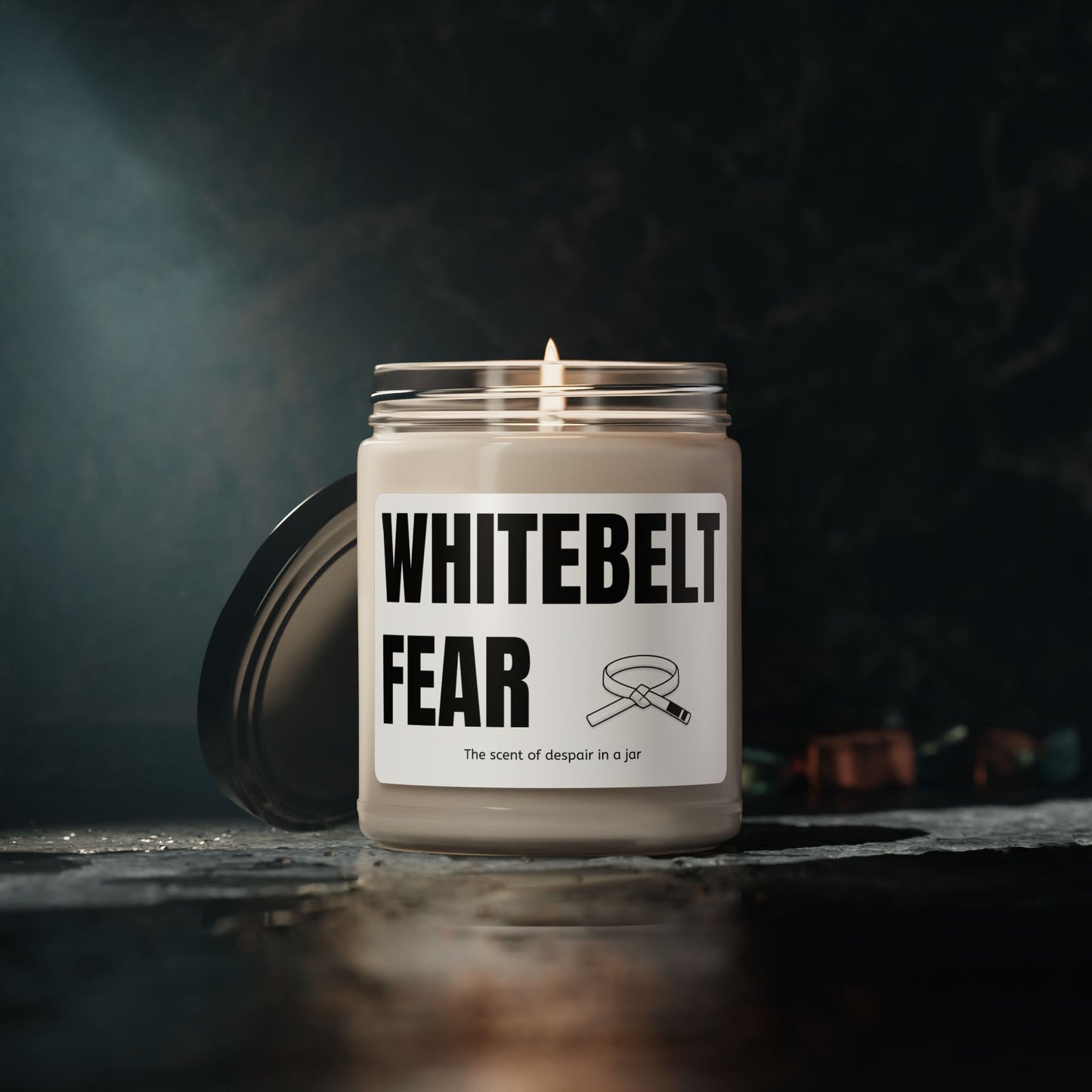 "Whitebelt Fear" Despair Scented Candle