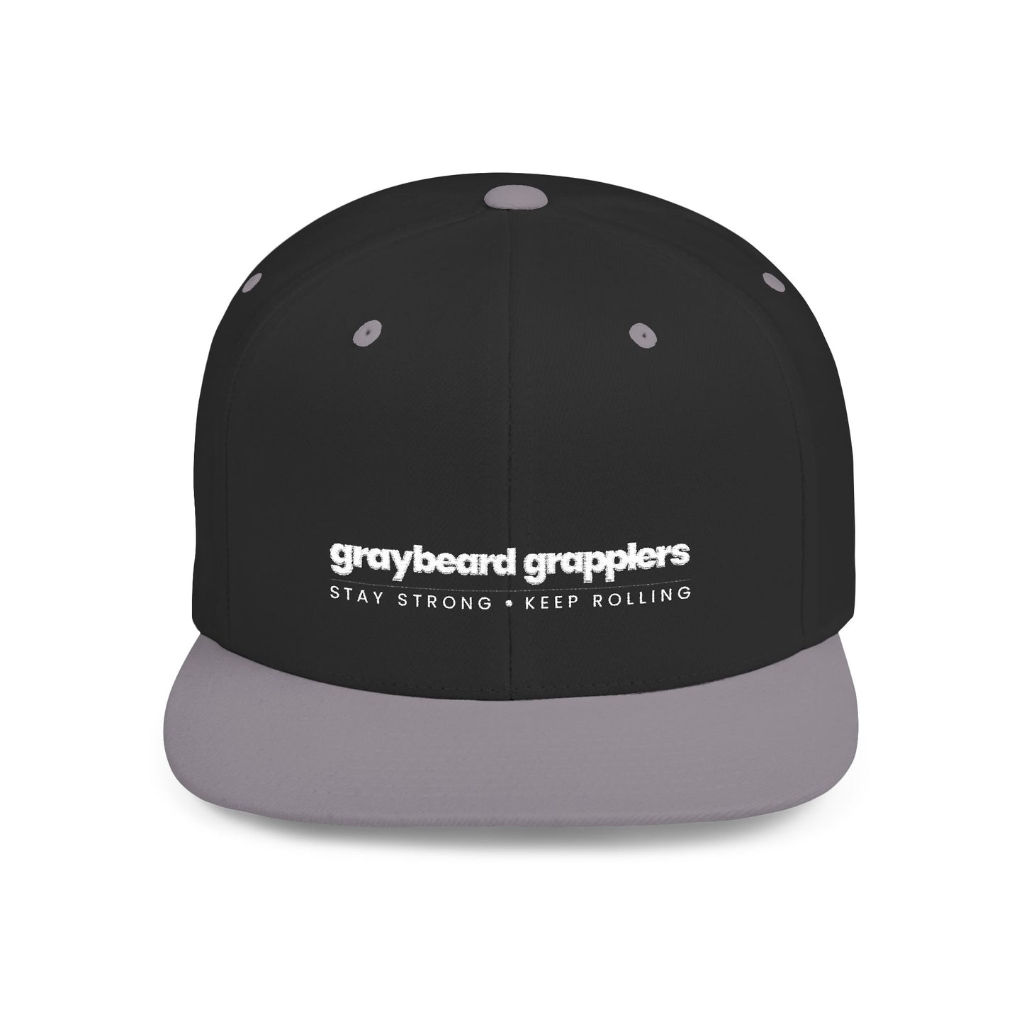 Stay Strong Flat Bill Snapback Hat