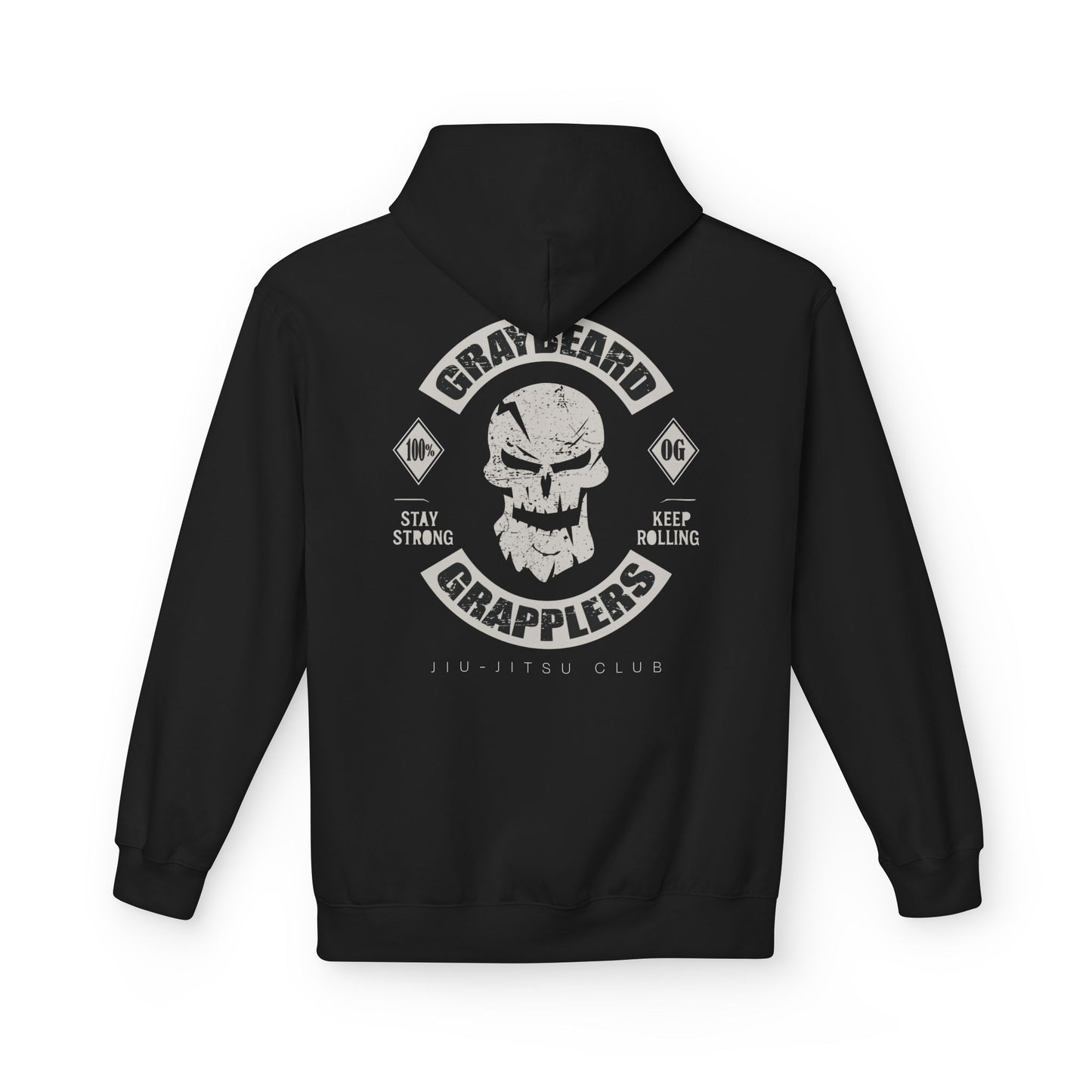 GG Biker Patch Fleece Jiu-jitsu Hoodie