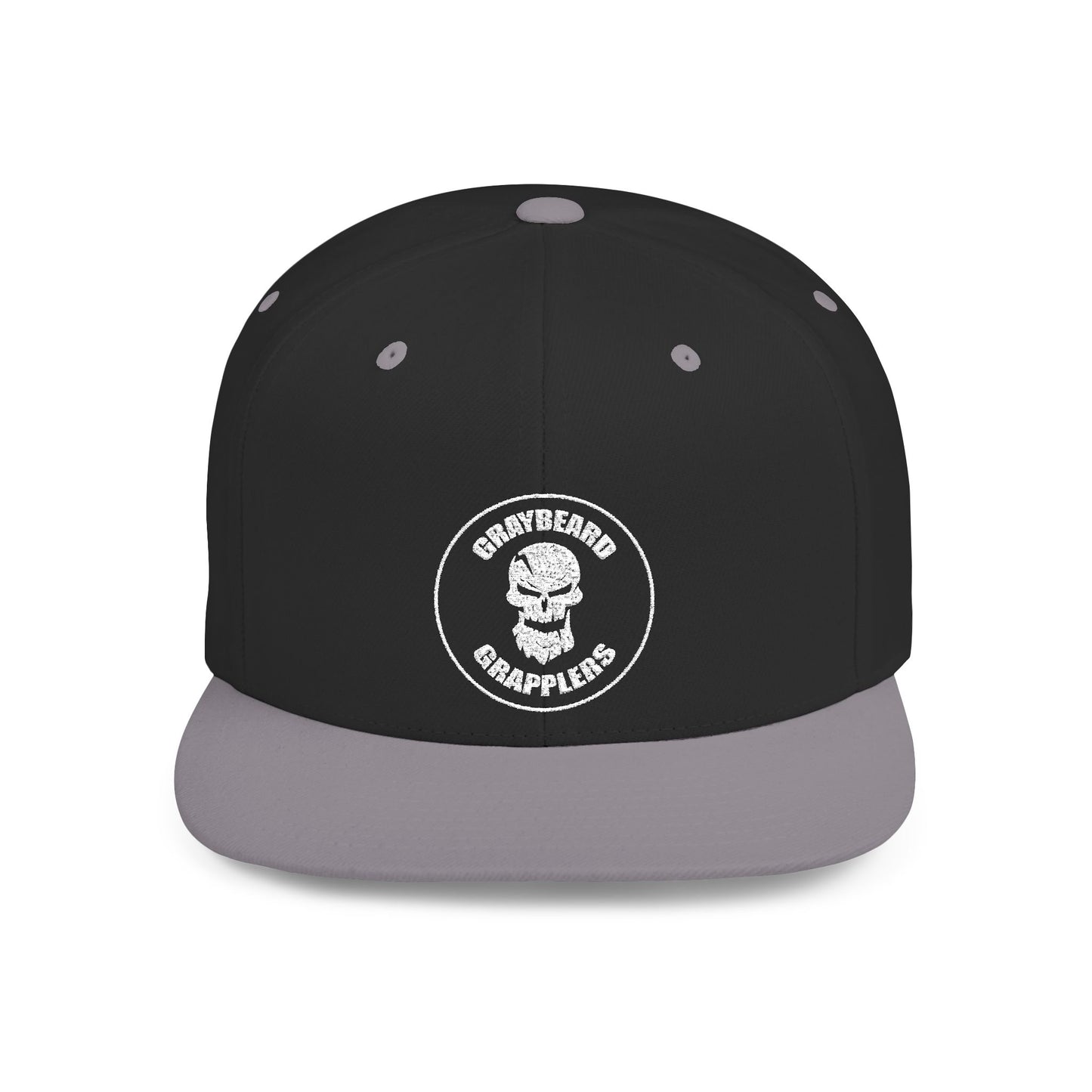 Circle Logo Flat Bill Snapback Hat