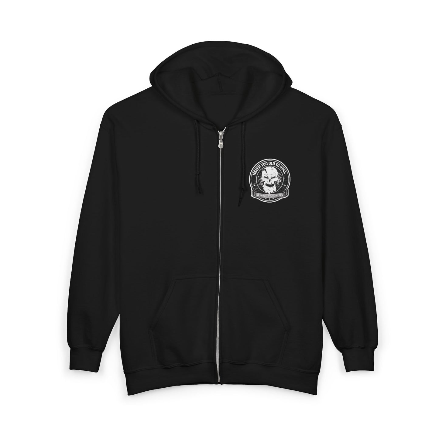 Never Too Old To Roll 50/50 Zip Hoodie