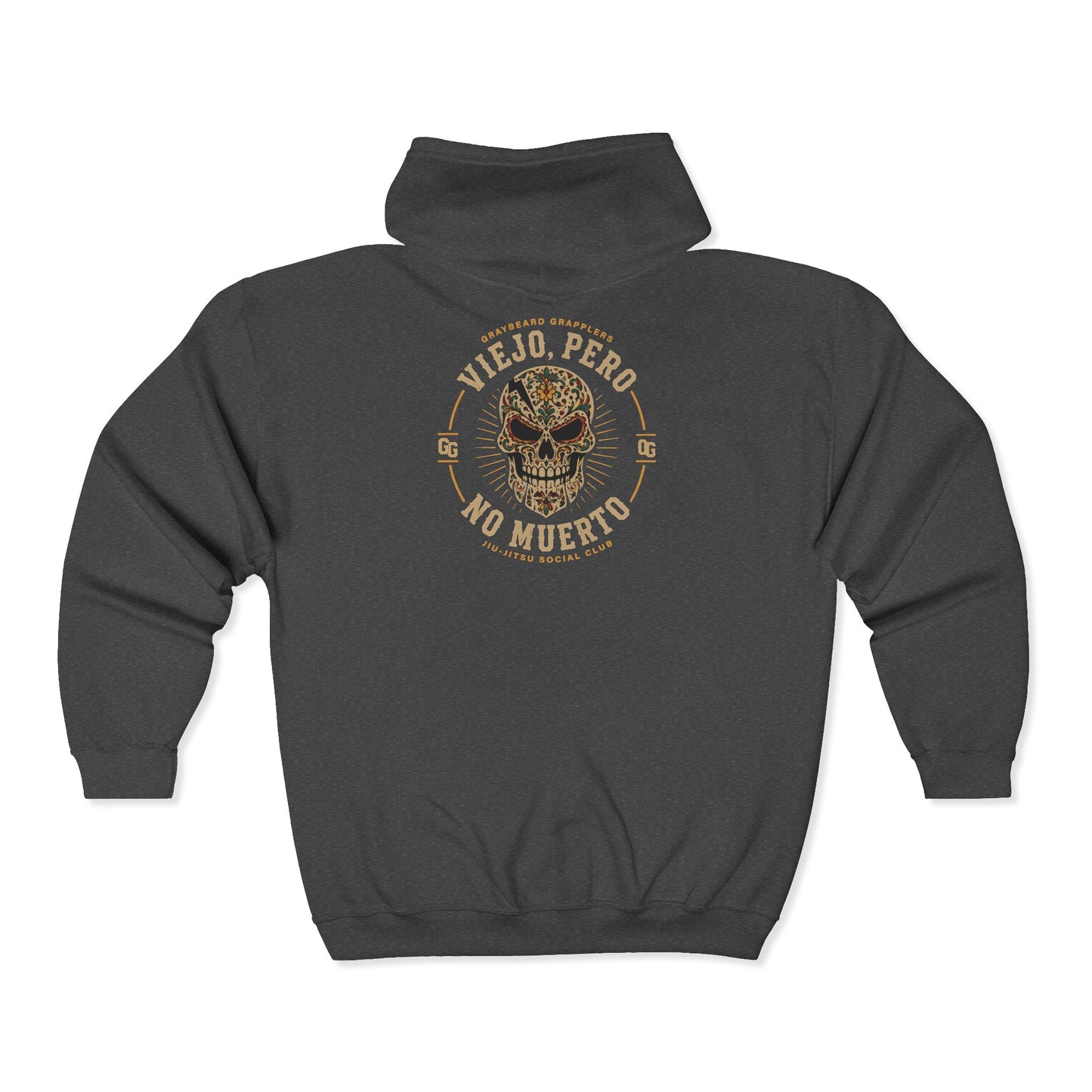 No Muerto 50/50 Zip Hoodie