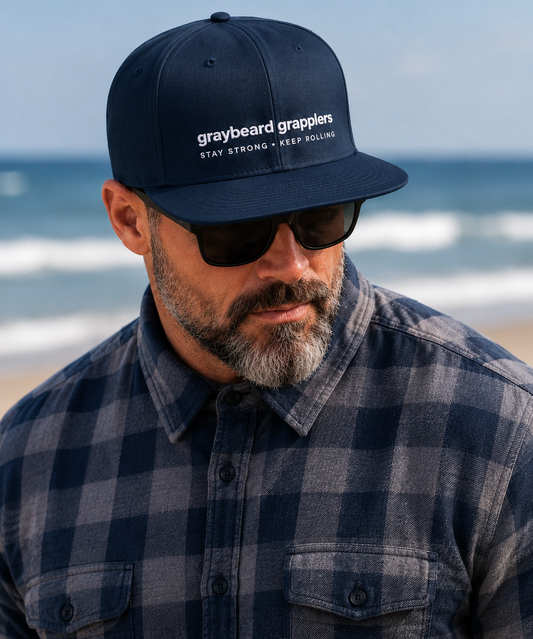 Stay Strong Flat Bill Snapback Hat