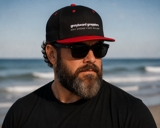 Stay Strong Flat Bill Snapback Hat