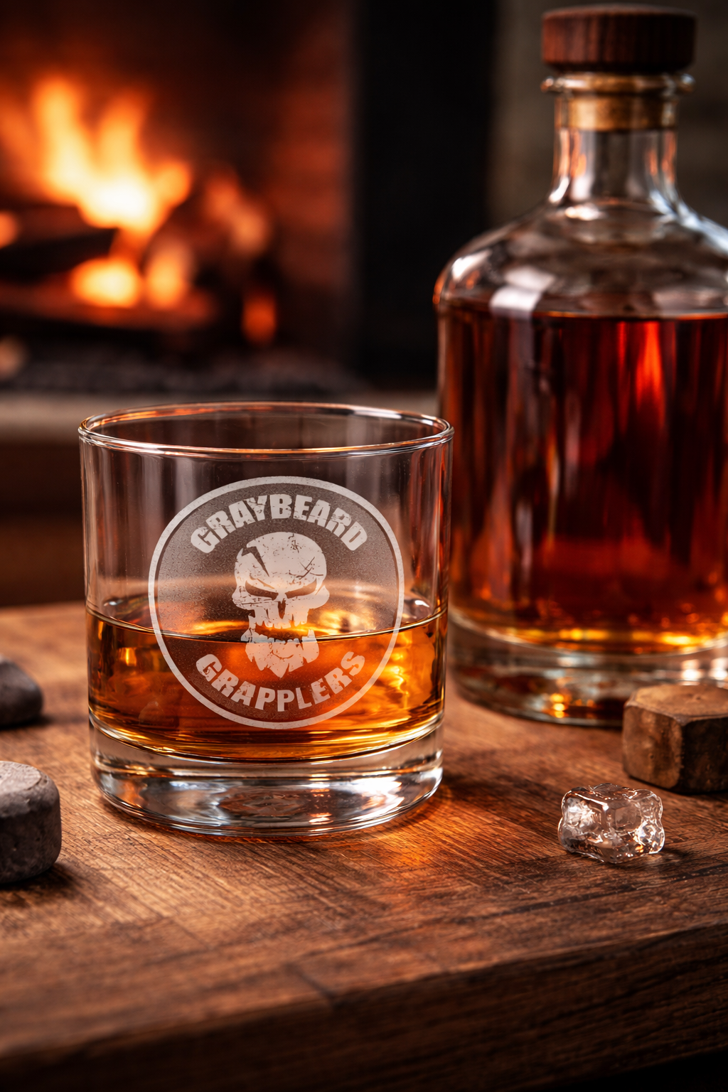 GG Logo Whiskey Glass 10.5oz