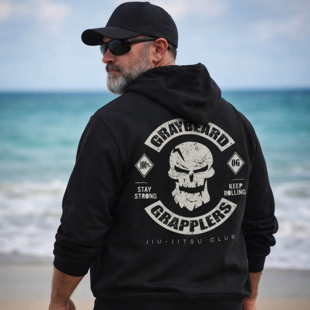 GG Biker Patch Fleece Jiu-jitsu Hoodie