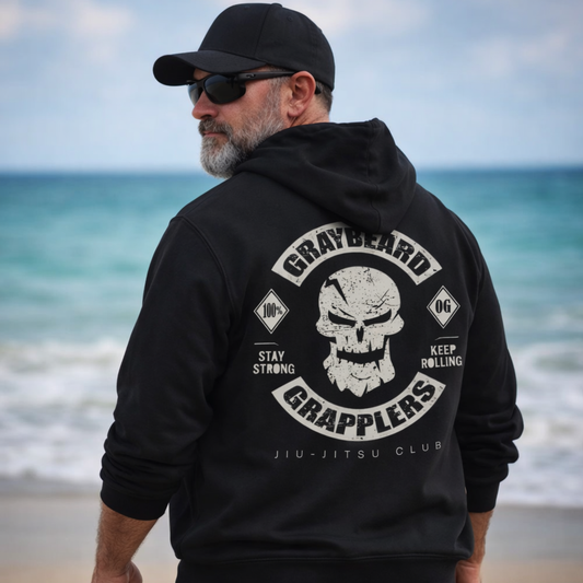 GG Biker Patch Fleece Jiu-jitsu Hoodie