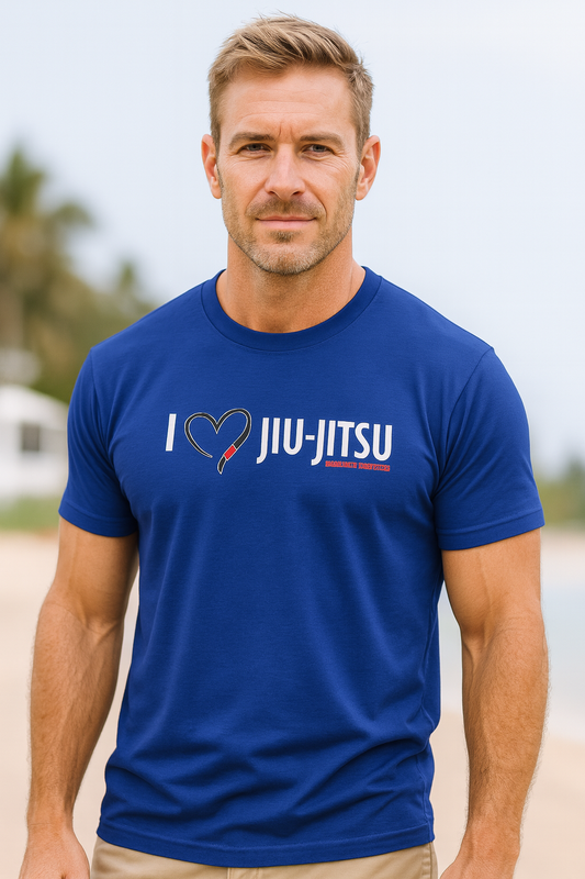 I Heart Jiu-Jitsu - Unisex CVC Jersey T-Shirt
