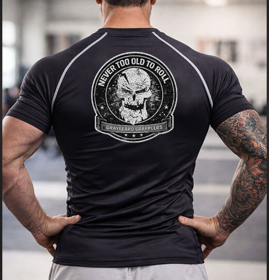 Never Too Old Short Sleeve Rashguard