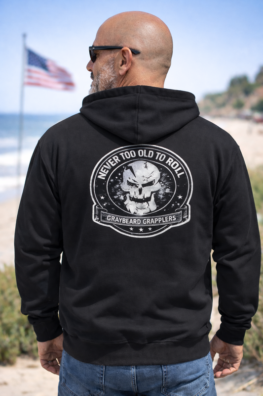 Never Too Old To Roll 50/50 Zip Hoodie