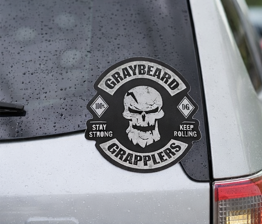 GG Biker Stickers - 4 inch