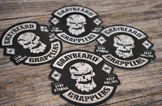 GG Biker Stickers - 4 inch