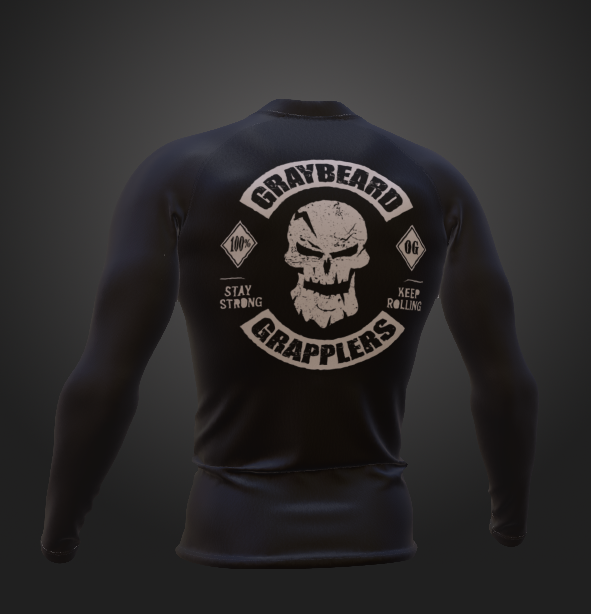 GG Biker Patch Long Sleeve Rashguard