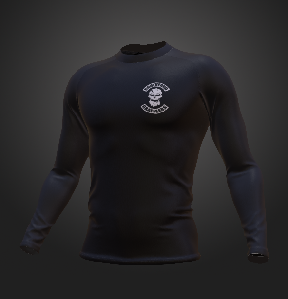 GG Biker Patch Long Sleeve Rashguard