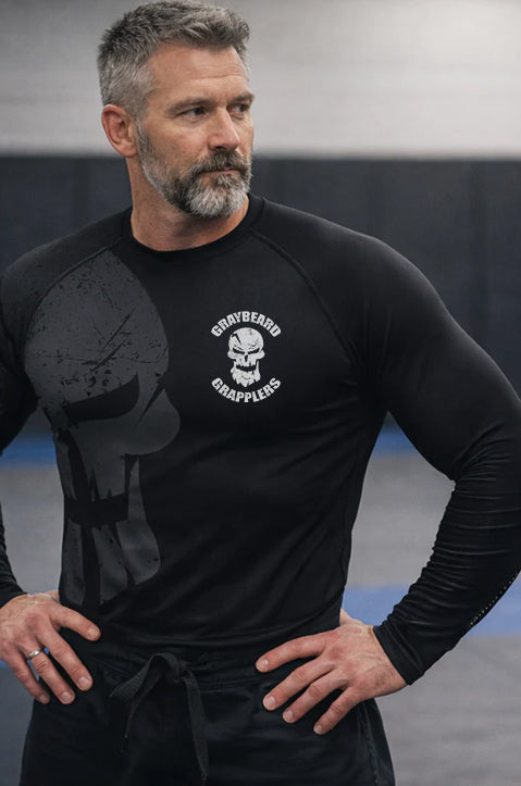 GG Skull Long Sleeve Rashguard